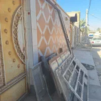 دروپنجره ودرب حیاط اهنی|مصالح و تجهیزات ساختمان|کارون, |دیوار