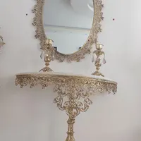 آینه و شمعدان برنز