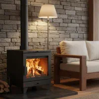 بخاری هیزمی بهینه سوز کِلِن مدل کوسان