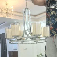 لوستر ۶ شاخه مدرن|لوستر و چراغ آویز|کرمانشاه, |دیوار