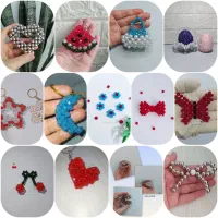 کیف وسرکلیدی مرواریدی و ست.هفت سین وظروف و...