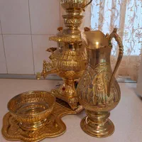 سماور آب طلا قلمکاری|سماور، چایساز، قهوهساز|تهران, آهنگ|دیوار