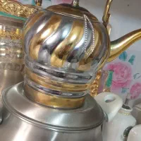 قوری استیل طلایی. نونوو|قوری، کتری، قهوه‌ساز دستی|بروجرد, |دیوار