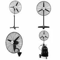 پنکه صنعتی ایستاده و دیواری مدل p75rc 30