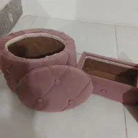 جعبه دستمال کاغذی و سطل اشغال