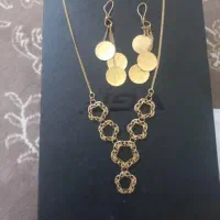 گردبند وگوشواره طلا