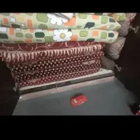 پشتی متکا لوله ای کناره ست زرکشی مناسب تخت سنتی