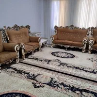 مبل ۷ نفره سالم بدون ایراد چوب راش