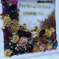 تابلوی جاودان گل خشک|تابلو، نقاشی، عکس|قزوین, |دیوار