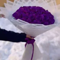 دسته گل آماده روبانی هدیه تولد