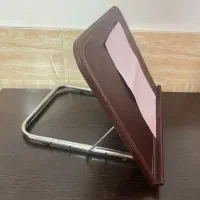 نگهدارنده کتاب(استند کاغذ) چرمی  قهوه‌ای / اصفهان|لوازم التحریر|اصفهان, گورت|دیوار