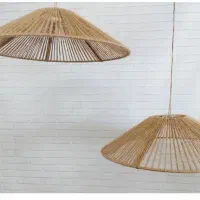 انواع لوستر رافیا|لوستر و چراغ آویز|قائم‌شهر, |دیوار