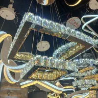 لوستر کریستالی سه حالته|لوستر و چراغ آویز|تهران, اتابک|دیوار