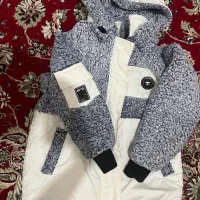 یک عدد کاپشن با کت چرم