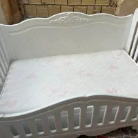 تخت کودک با تشک در حد نو|تخت و سرویس خواب|بندر ماهشهر, |دیوار