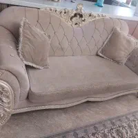 سرویس مبلمان ۷ نفره با میز ناهارخوری ۸ نفره|مبلمان خانگی و میز عسلی|تهران, مینی‌سیتی (شهرک نفت)|دیوار