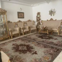 مبل سلطنتی ۷ نفره و نهار خوری۶ نفره و بوفه و ساعت|مبلمان خانگی و میز عسلی|سنندج, |دیوار