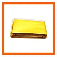 پتوی نجات دو رو 210×160 طلایی نقره ای Show