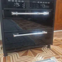 اجاق گاز طرح فر مشکی