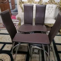 میز فلزی وصندلی فلزی