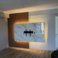 نصاب کاغذدیواری قرنیز ترموال ماربل شیت دیوار تی وی|خدمات پیشه و مهارت|شیراز, شهرک ایثار|دیوار