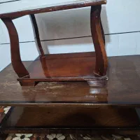 میز عسلی بزرگ و کوچک تمام چوب