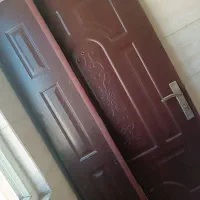 درب واحد قهوه‌ ای سوخته کاملا سالم|مصالح و تجهیزات ساختمان|تهران, سبلان (لشگر)|دیوار