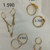 گوشواره انگشتر پلاک