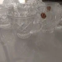 دو دست استکان و دو عدد قندان