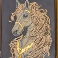 تابلو اسب . دکوراتیو مدرن . برجسته|تابلو، نقاشی، عکس|لواسان, |دیوار