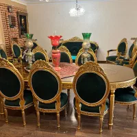 مبلمان سلطنتی همراه با میز ناهارخوری