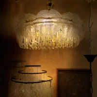 لوستر برگی|لوستر و چراغ آویز|تهران, ستارخان|دیوار