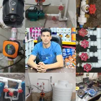 (پمپ آب نیم) اسب با اتومات لوازم کامل کم صدا (چکی)