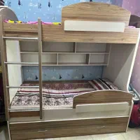 تخت دو طبقه درحدنو ام دی اف|تخت و سرویس خواب|رباطکریم, نصیرشهر|دیوار