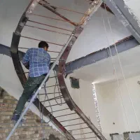 جوشکاری برق کشی لوله کشی نرده منبع و پمپ آب لوستر|خدمات پیشه و مهارت|پرند, فاز ۴|دیوار