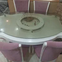 فروش یک دست مبل هفت نفره همراه میز نهار خوری ست|مبلمان خانگی و میز عسلی|خرمدره, |دیوار