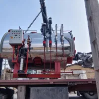 بویلر شوفاژ موتورخانه دیگ بخار آبگرم منبع کویلی