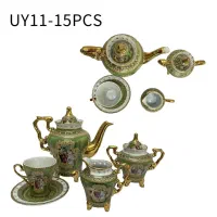 چایخوری سبز فلورانس چینی درجه یک ست پذیرایی