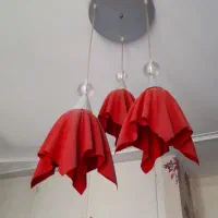 لوستر ۳شاخه مدل لاله واژگون