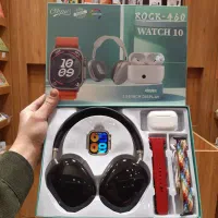 پک ساعت هوشمنداپل واچ همراه هدفون و ایرپاد طرح اپل