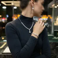 سرویس نقره لاله های مهتاب شمش نقره