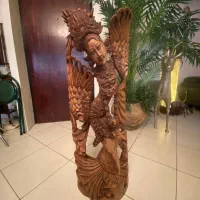 مجسمه چوبی کنده کاری تایلندی