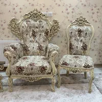 مبلمان سلطنتی ۹نفره ب همراه میزوسط و۲عدد عسلی|مبلمان خانگی و میز عسلی|نظرآباد, نظرآباد|دیوار