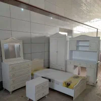 سرویس خواب نوجوان.دخترانه وپسرانه تخت|تخت و سرویس خواب|تبریز, |دیوار