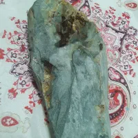 سنگ یشم رگه طلا دار وزن ۷کیلو