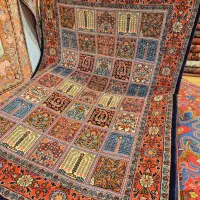 قالیچه دستباف ساروق اراک نقشه خشتی