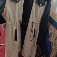 پالتو سوییت و با آستین های چرم