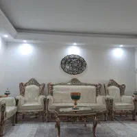 مبلمان چوبی ۲ رو منبت کار شده با کیفیت بالا