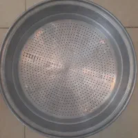 آبکش و سینی بزرگ روحی قدیمی ۵۰ ساله