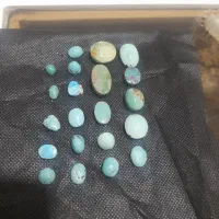 سنگ فیروزه ۲۰عدد مناسب انگشتر زنانه و مردانه